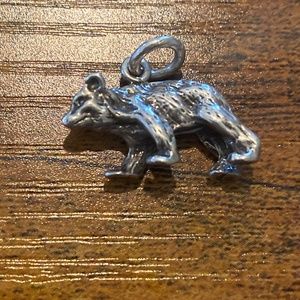 Sterling bear charm